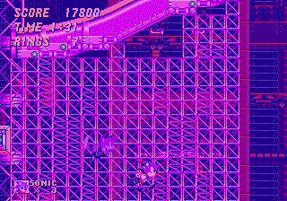 Sonic 2 Mania Edition Neon & Xenon background