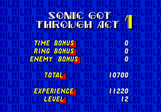 Sonic 2 Secret Rings Edition background
