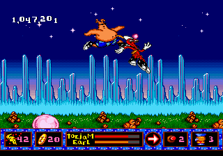 Toe Jam & Earl in Panic on Funkotron (Japan) background