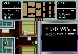 Crack Down (Japan) background