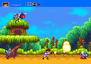 Gunstar Heroes (Europe) background