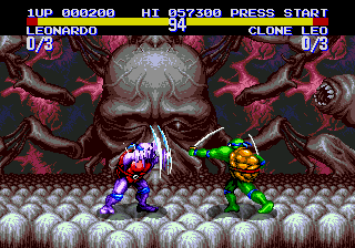 Teenage Mutant Ninja Turtles - Tournament Fighters (Japan) background