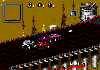 Rock n' Roll Racing (Europe) background
