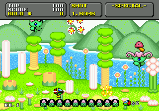 Super Fantasy Zone (Japan) background
