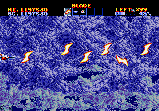 Lightening Force - Quest for the Darkstar (USA) background