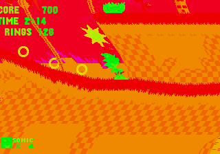 Sonic 1 - The Ring Ride 2 background