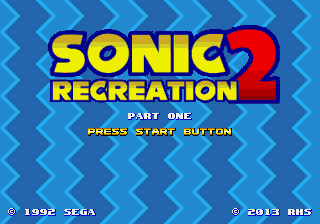 Sonic 2 Recreation Part One background
