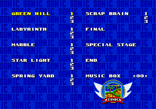 project Sonic erazor DEMO background