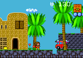 Alex Kidd in the Enchanted Castle (USA) background