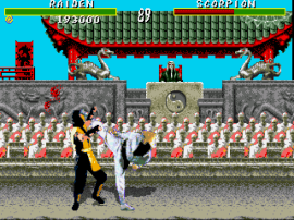 Mortal Kombat (World) [Hack by Hiro1112 v20060806] (Blood+Translation Fix) background