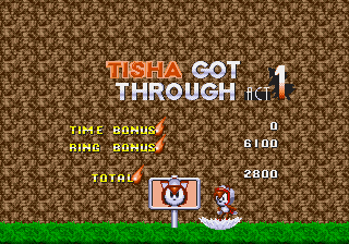 Sonic 1 - Tisha Project background