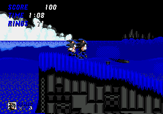 Sonic 2 Modern Neon & Classic Neon background