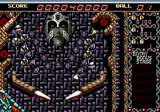 Devil Crash MD (Japan) background