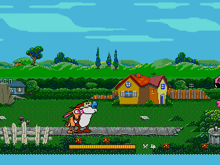 Ren & Stimpy Show Presents Stimpy's Invention, The (Europe) background