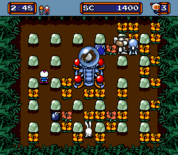 Mega Bomberman (Europe) background