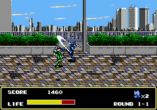 Mazin Saga Mutant Fighter (USA) background
