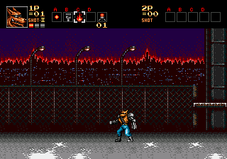 Contra Hard Corps Hit Points Restoration Hack background