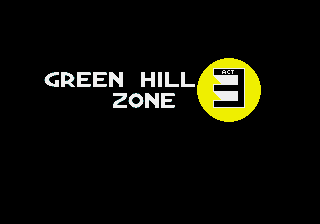 Sonic 1 Mania Edition background