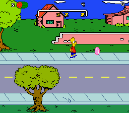 Simpsons, The - Bart's Nightmare (USA, Europe) background
