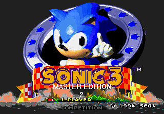 Sonic 3 Master Edition 2 (K Fusion Version) background