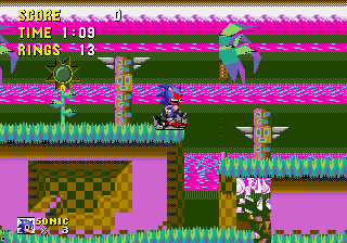Sonic the Hedgehog 1995 Demo 3 background