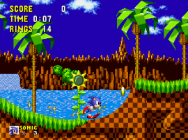Sonic the Hedgehog (USA, Europe) [Hack by LOst v1.0] (Sonic Jam's Easy Mode) background