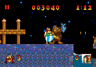 Asterix and the Great Rescue (USA) background