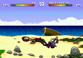 Brutal - Paws of Fury (USA) background
