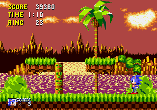 Sonic 1 Delta Sage Demo background