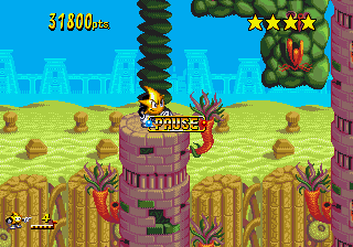 Ristar (USA, Europe) (September 1994) background
