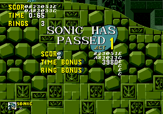 Sonic in Colored Zone background