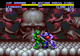 Teenage Mutant Hero Turtles - Tournament Fighters (Europe) background
