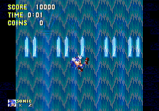 Cursed Sonic 3 and Knuckles background