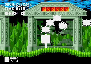 Sonic 1: Black and White Edition V2.5 background