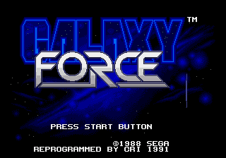 Galaxy Force II (World) (Rev B) background