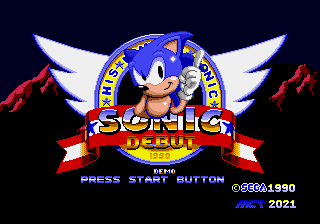 Sonic Debut CGS 2021 DEMO background