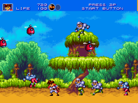 Gunstar Heroes (Japan) (Sample) background