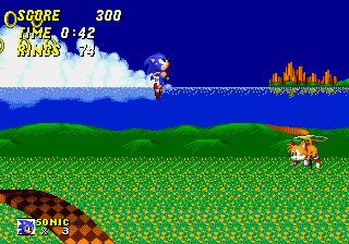 Sonic 2 Build A Burger background