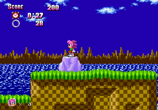 Amy Rose's Island Adventure background