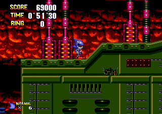 Metal Sonic Hyperdrive background