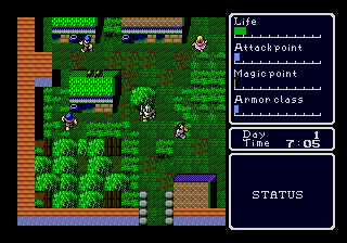 Super Hydlide (Europe) background