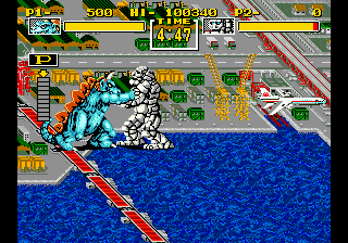 King of the Monsters (USA) background