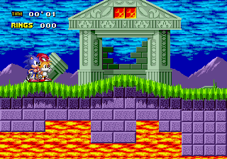 Sonic 1 Tag Team Adventure By Jdpense background