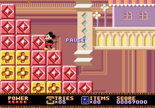 Castle of Illusion - Fushigi no Oshiro Daibouken (Japan) background