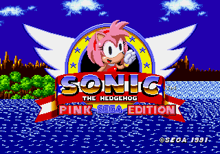 Sonic 1 Pink Edition background