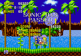 Sonic Speedrun background